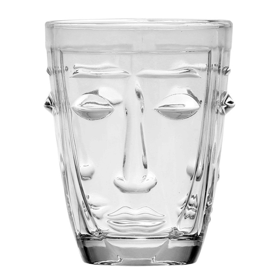 Arts De La Table Fabrique De Styles Verres A Eau Et Gobelets | Gobelet Visage Transparent