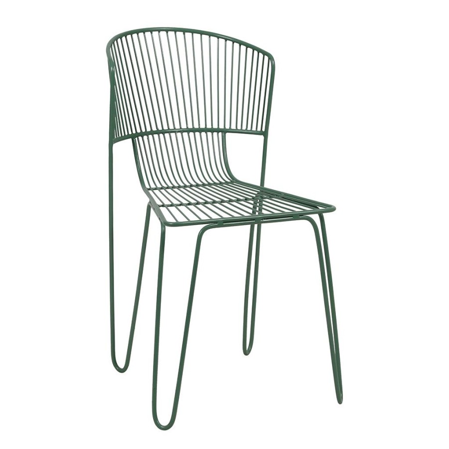 Meubles Fabrique De Styles Chaises | Chaise Salle A Manger En Fer Sauge - Sevent'S