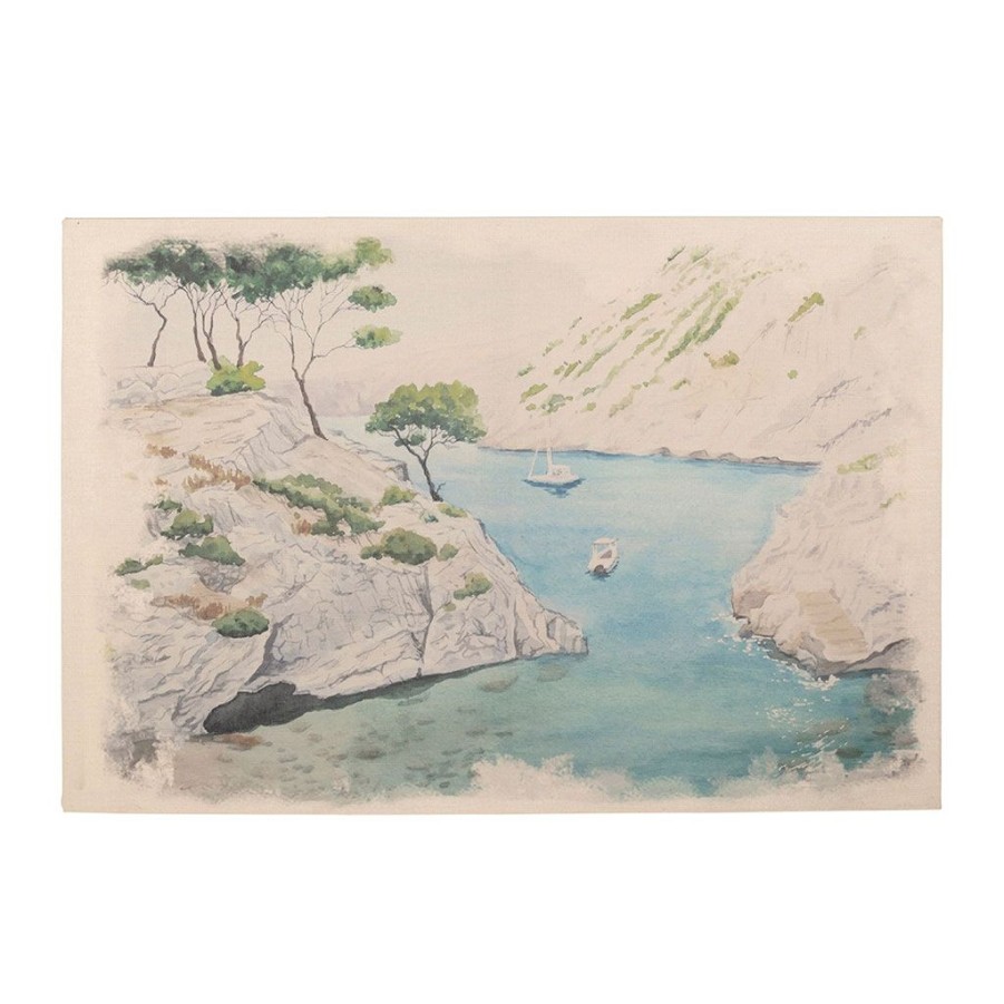 Deco Fabrique De Styles Tableaux Et Toiles | Tableau De Calanque 150X100Cm