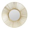 Deco Fabrique De Styles | Miroir En Fer Dore D51Cm - Ardecor