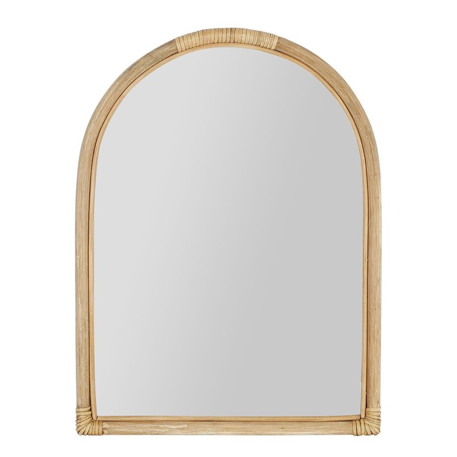 Deco Fabrique De Styles | Miroir En Rotin Naturel 40Xh53Cm - Mirage