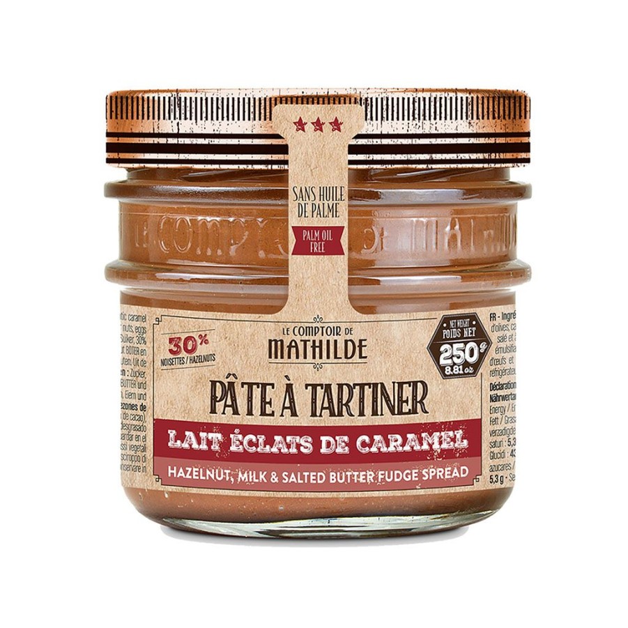 Epicerie Fabrique De Styles Chocolats Et Confiseries | Pate A Tartiner Lait Eclats De Caramel Au Beurre Sale - 250G