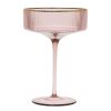 Arts De La Table Fabrique De Styles Coupes Et Flutes | Coupe De Champagne En Verre Figue Et Dore 33Cl - Funny