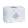 Droguerie Fabrique De Styles Rangements Salle De Bain | Boite A Pharmacie En Metal Blanc