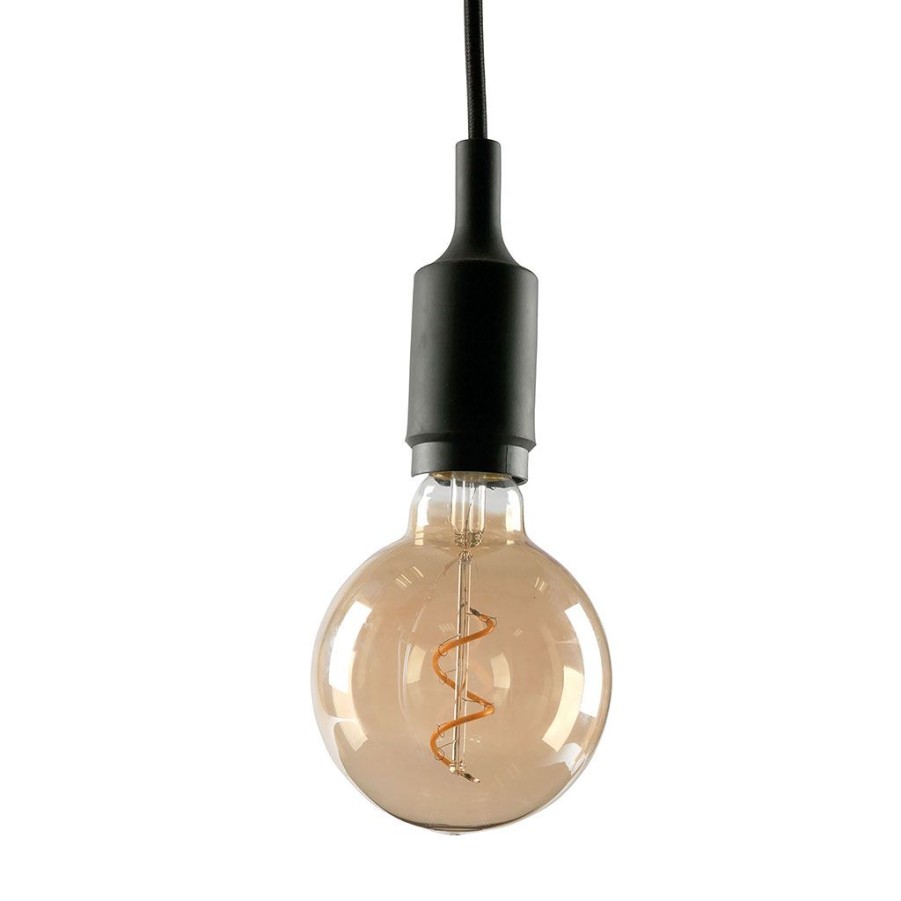 Luminaires Fabrique De Styles | Ampoule Spirale Globe Ambree