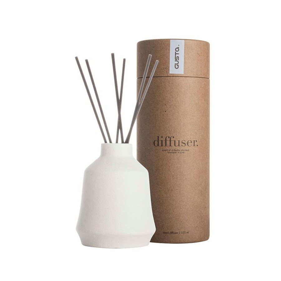 Bougies Et Senteurs Fabrique De Styles Diffuseurs Electriques | Diffuseur 100Ml D7.5Xh22Cm Blanc Casse