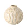 Deco Fabrique De Styles Vases Et Soliflores | Vase Zalina Creme D10Cm