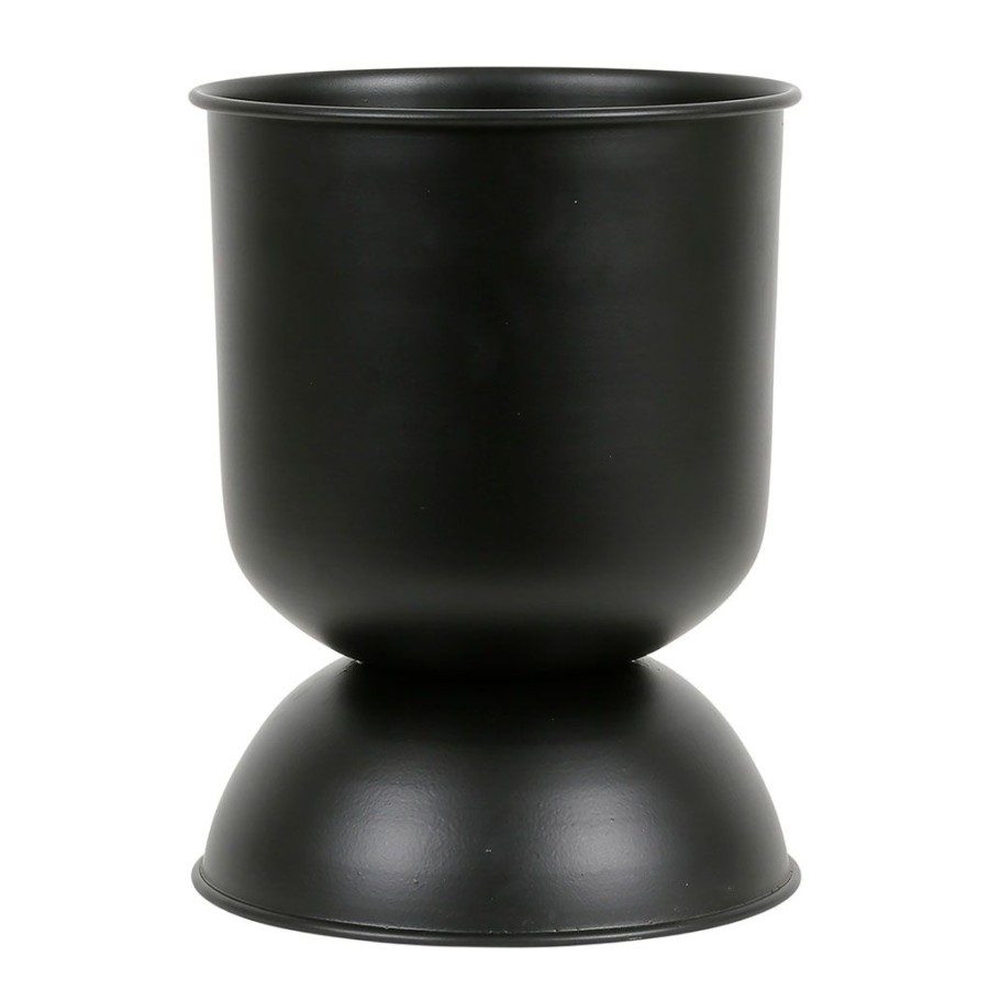 Deco Fabrique De Styles Cache&Pots Et Supports | Cache Pot Visag-Arty Noir D25Cm