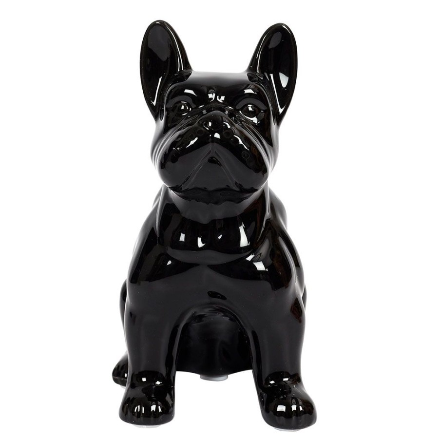 Deco Fabrique De Styles Petits Objets Deco | Bulldog Ceramique Noir H20Cm