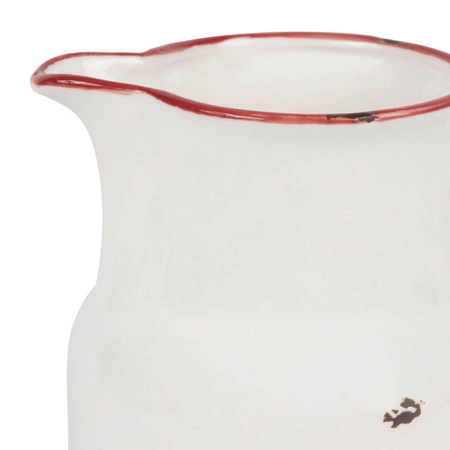 Arts De La Table Fabrique De Styles Carafes Et Pichets | Pichet Retro Blanc+Rouge 1L