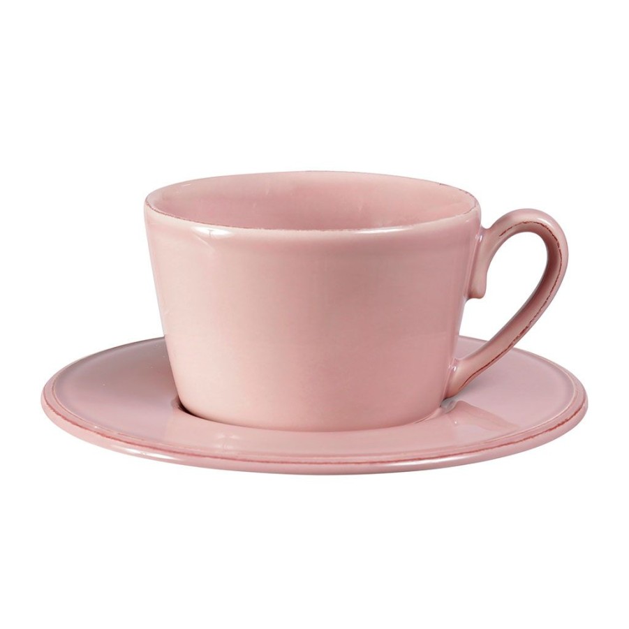 Arts De La Table Fabrique De Styles Tasses Et Mugs | Tasse En Faience Rose - Constance