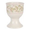 Arts De La Table Fabrique De Styles Accessoires De Table | Coquetier En Faience Rose Et Vert D5 - Rose