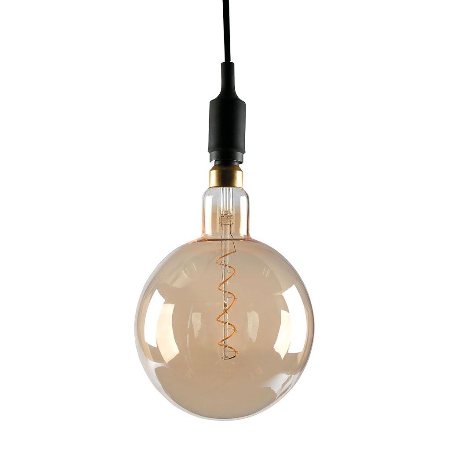 Luminaires Fabrique De Styles | Ampoule Spiral Globexxl Ambree