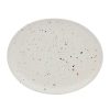 Arts De La Table Fabrique De Styles Plats Et Saladiers | Plat Ovale En Gres Terrazzo 30X23.3M - Famille