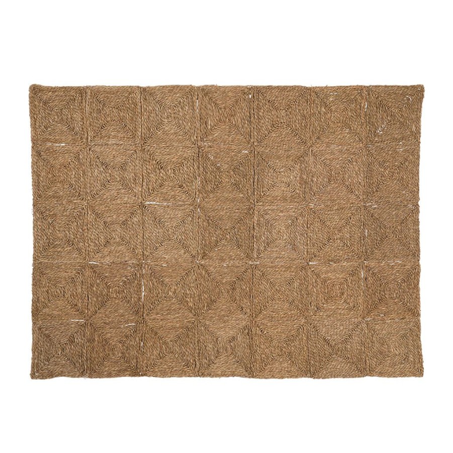 Deco Fabrique De Styles | Tapis En Jonc De Mer Naturel 206.5X146Cm - Oro