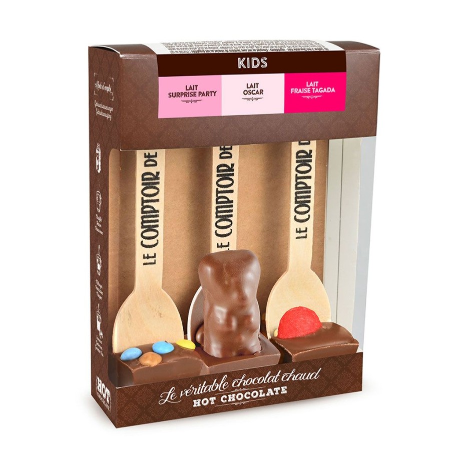 Epicerie Fabrique De Styles Chocolats Et Confiseries | Coffret 3 Hot Chocolate Kid'S 3X30G