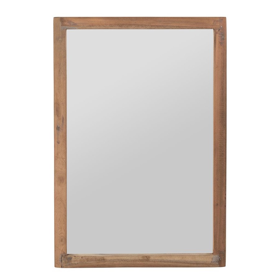 Deco Fabrique De Styles | Miroir Rectangulaire 44X64Cm En Manguier Et Acacia Recycles - Campagne Naturel