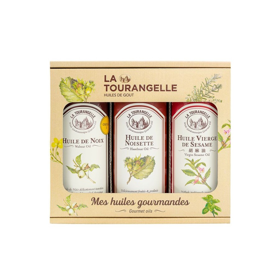 Epicerie Fabrique De Styles Huiles Et Vinaigres | Trio Huiles Coup De Coeur Noix, Noisette & Sesame 250Ml X3