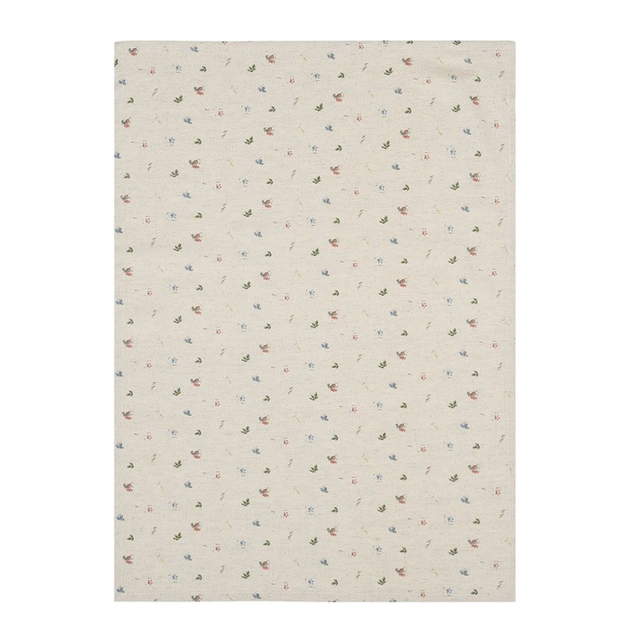 Textiles Fabrique De Styles Torchons&Tabliers Et Maniques | Torchon P'Tite Fleur Naturel 50X70Cm En Coton