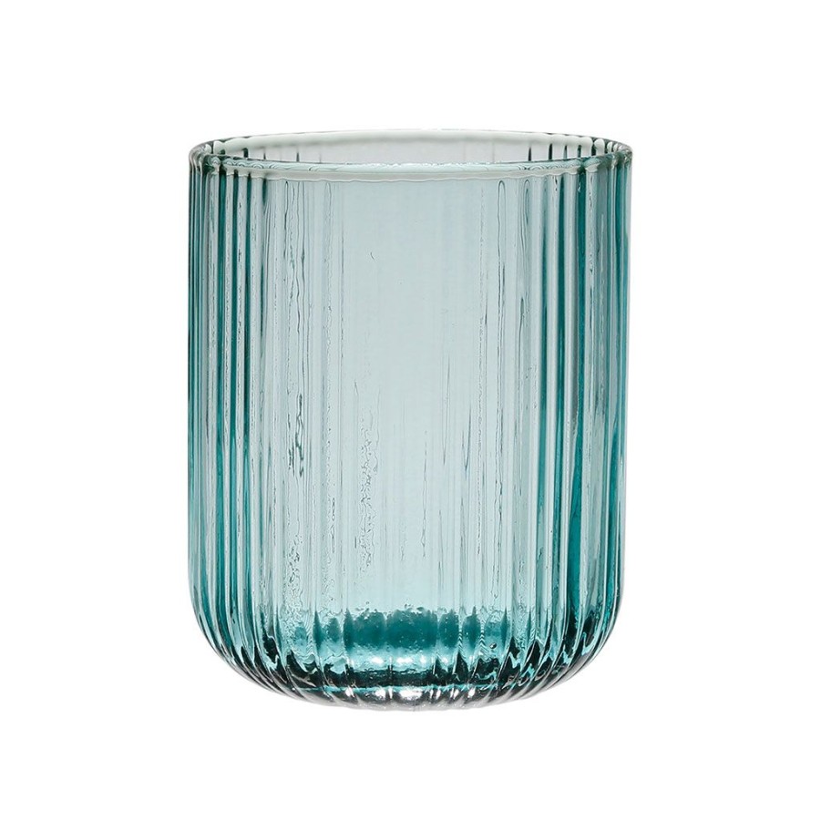 Arts De La Table Fabrique De Styles Verres A Eau Et Gobelets | Gobelet Strie Menthe 35Cl En Verre - Folky