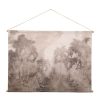 Deco Fabrique De Styles Tableaux Et Toiles | Toile Tropicale Taupe