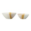 Arts De La Table Fabrique De Styles Plats Et Saladiers | Lot De 2 Coupes En Porcelaine Nude Et Blanc - Earth Notes