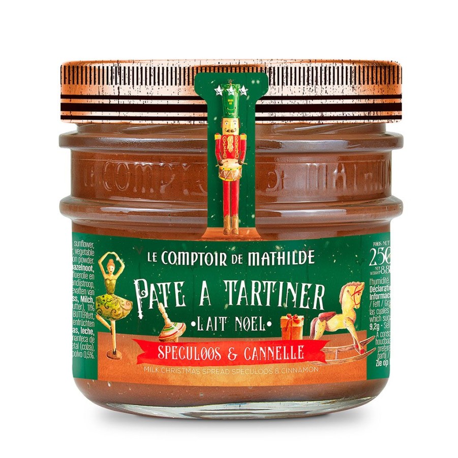 Epicerie Fabrique De Styles Chocolats Et Confiseries | Pate A Tartiner Au Lait De Noel Speculoos Et Cannelle