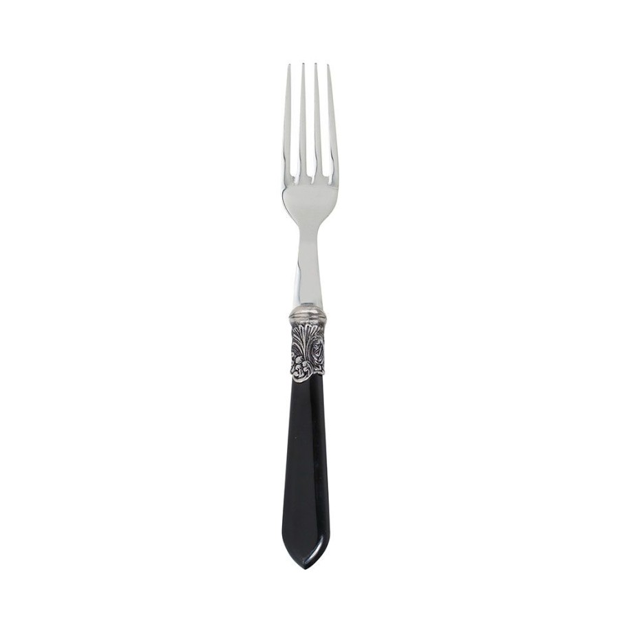 Arts De La Table Fabrique De Styles Couverts | Fourchette En Inox Noir - Baroque