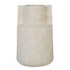 Deco Fabrique De Styles Vases Et Soliflores | Vase Lisla Blanc Mat D17.5Xh28.5Cm Faience