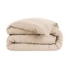 Textiles Fabrique De Styles Housses De Couette | Housse De Couette En Flanelle Sable 260X240Cm - Candice