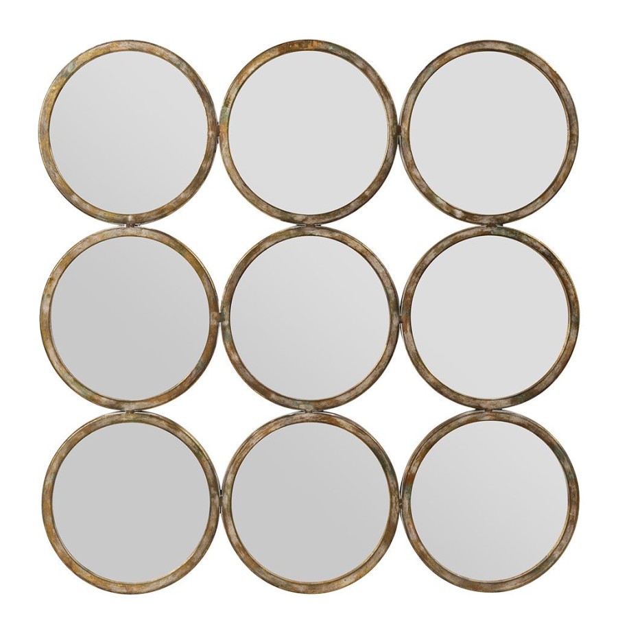 Deco Fabrique De Styles | Miroir Art Deco Mordore En Fer