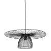 Luminaires Fabrique De Styles | Suspension En Fer D60X18.5Cm Noir - Ferline