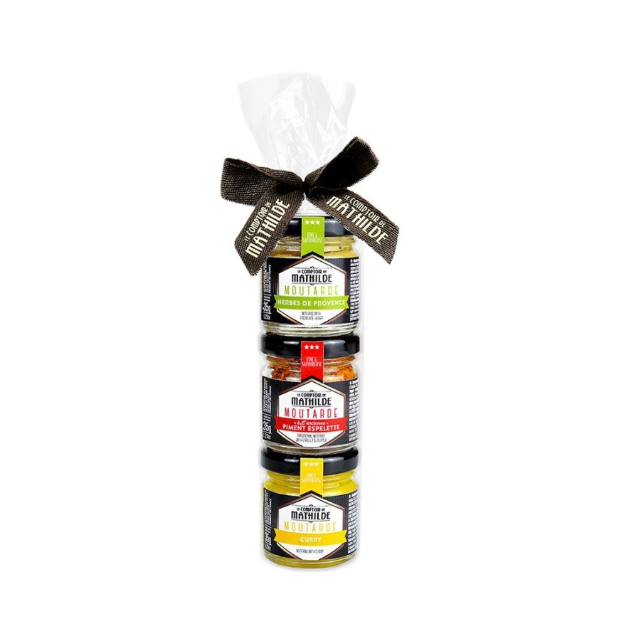 Epicerie Fabrique De Styles Condiments Et Epices | Papillote 3X35G Moutardes