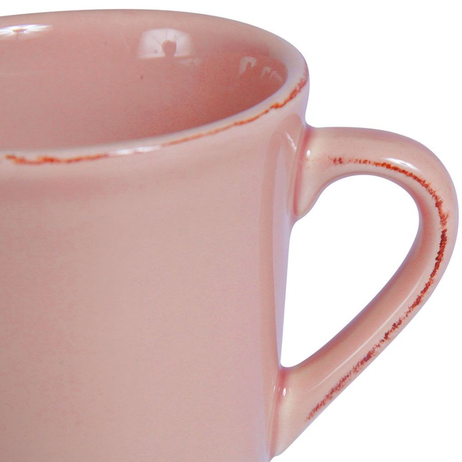 Arts De La Table Fabrique De Styles Tasses Et Mugs | Mug Americain En Faience Rose