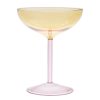 Arts De La Table Fabrique De Styles Verres A Vin | Verre A Pied En Verre Borosilicate Jaune Clair 25Cl - Funny