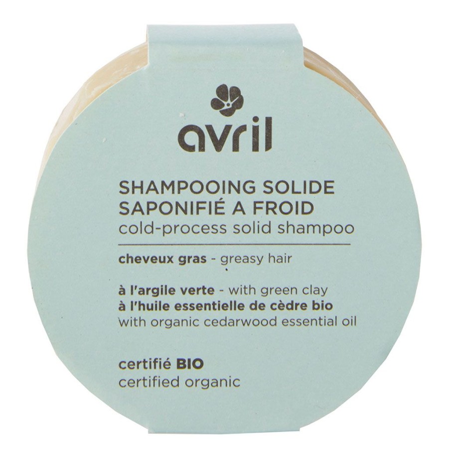 Bien&Etre Fabrique De Styles Cosmetique Solide | Shampooing Solide Saponifie A Froid Cheveux Gras 100G - Certifie Bio