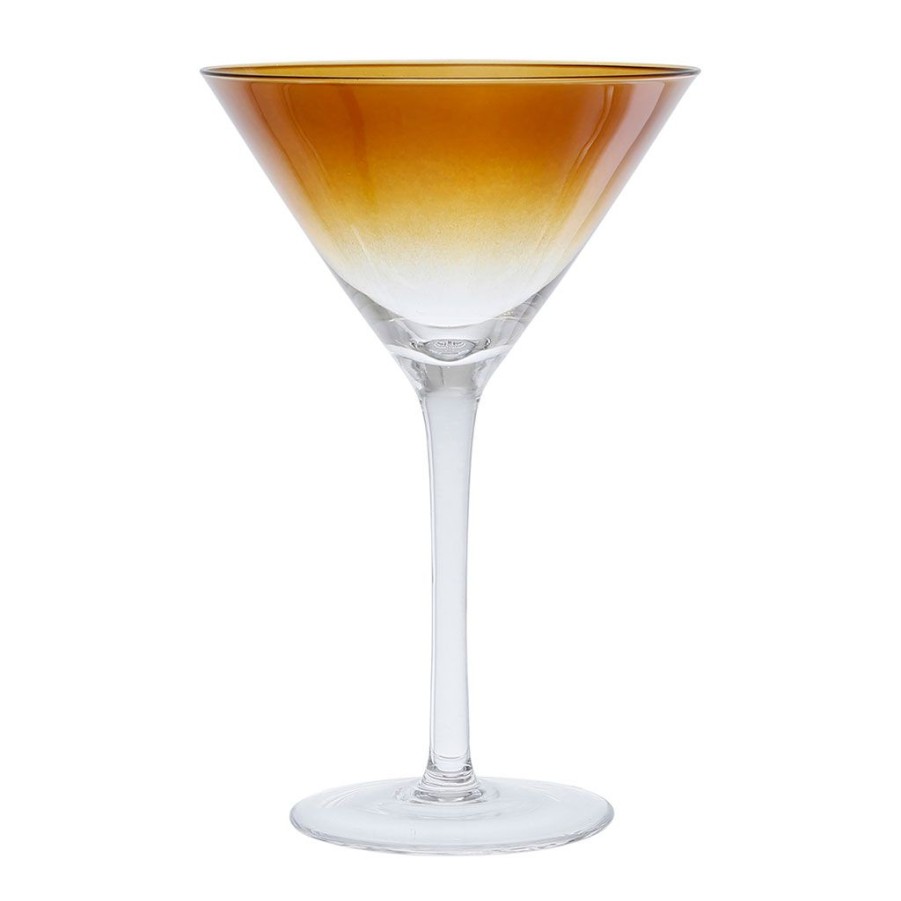 Arts De La Table Fabrique De Styles Verres A Alcool | Verre Martini En Verre Ambre 30Cl - Funny