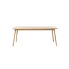 Meubles Fabrique De Styles Table De Salle A Manger | Table A Manger En Placage Chene Naturel 190X90Cm - Barrali