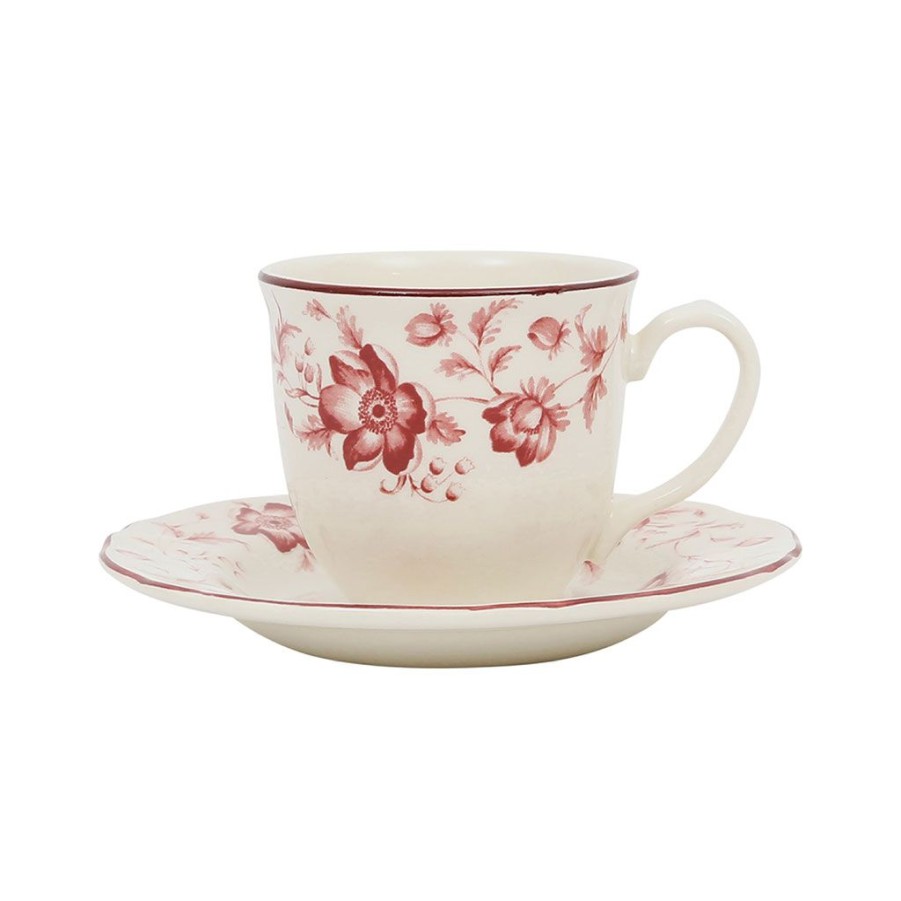 Arts De La Table Fabrique De Styles Tasses Et Mugs | Tasse Rouge D15Cm - Margaux