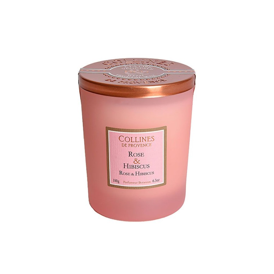 Bougies Et Senteurs Fabrique De Styles Bougies Parfumees | Bougie Parfumee Rose Et Hibiscus