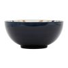 Arts De La Table Fabrique De Styles Plats Et Saladiers | Saladier En Gres Raye Bleu Et Beige D23Cm -Blue Sand