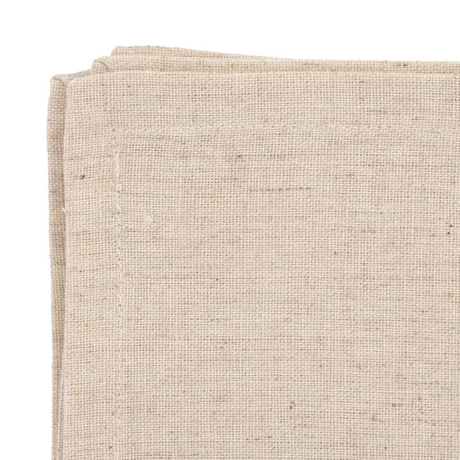 Textiles Fabrique De Styles Serviettes De Table | Serviettes X4 Naturel En Coton Et Lin - Chambray