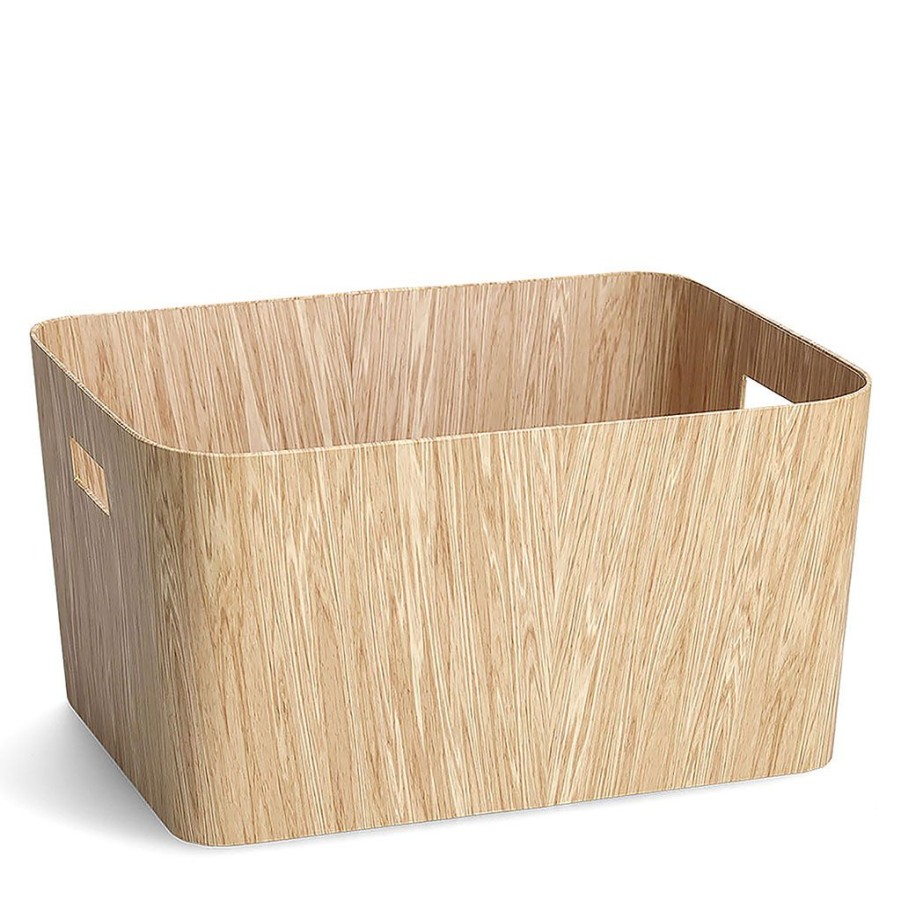 Droguerie Fabrique De Styles Rangements Salle De Bain | Panier En Bois 40.6X30.5Xh20.3Cm