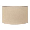 Luminaires Fabrique De Styles | Abat Jour En Coton Et Lin Beige H24Cm - Ter-Bohem