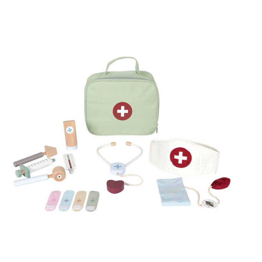 Coin Des Petits Fabrique De Styles | Mallette De Docteur Pour Enfant 15 Jouets - New