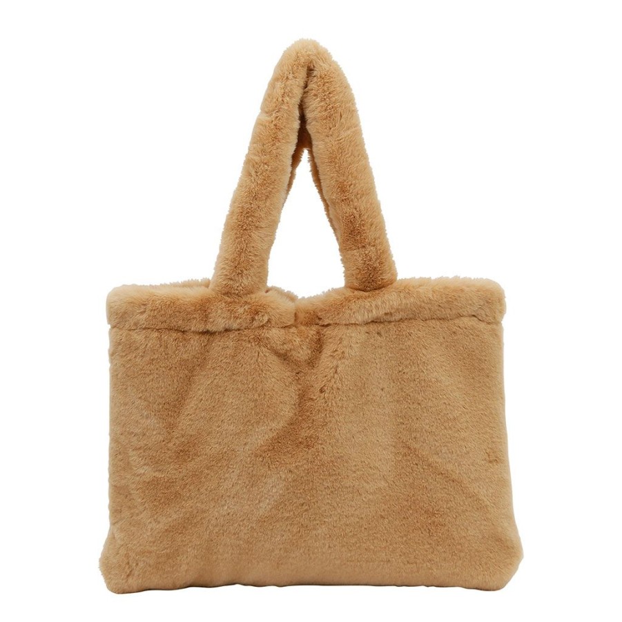 Accessoires Et Loisirs Fabrique De Styles Sacs Et Pochettes | Sac Tote Bag Peluche Beige - Adalie