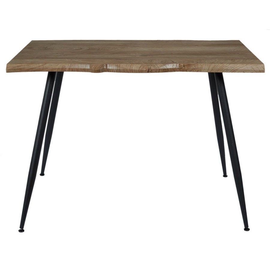 Meubles Fabrique De Styles Table De Salle A Manger | Table A Manger En Mdfrel Et Pieds En Fer 110X75Cm - Forest