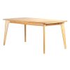 Meubles Fabrique De Styles Table De Salle A Manger | Table De Repas Avec Allonge Integree En Chene Naturel 180(+50)X100Xh76Cm - Sublime