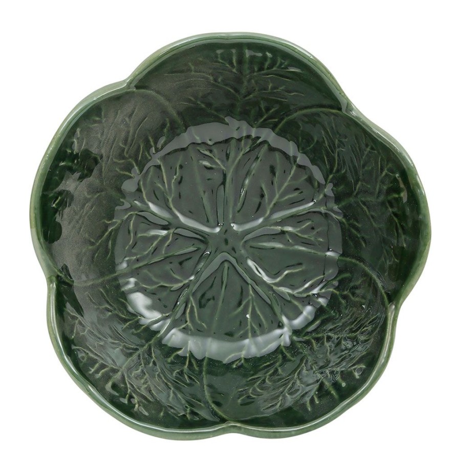 Arts De La Table Fabrique De Styles Plats Et Saladiers | Saladier En Gres Vert - Chou