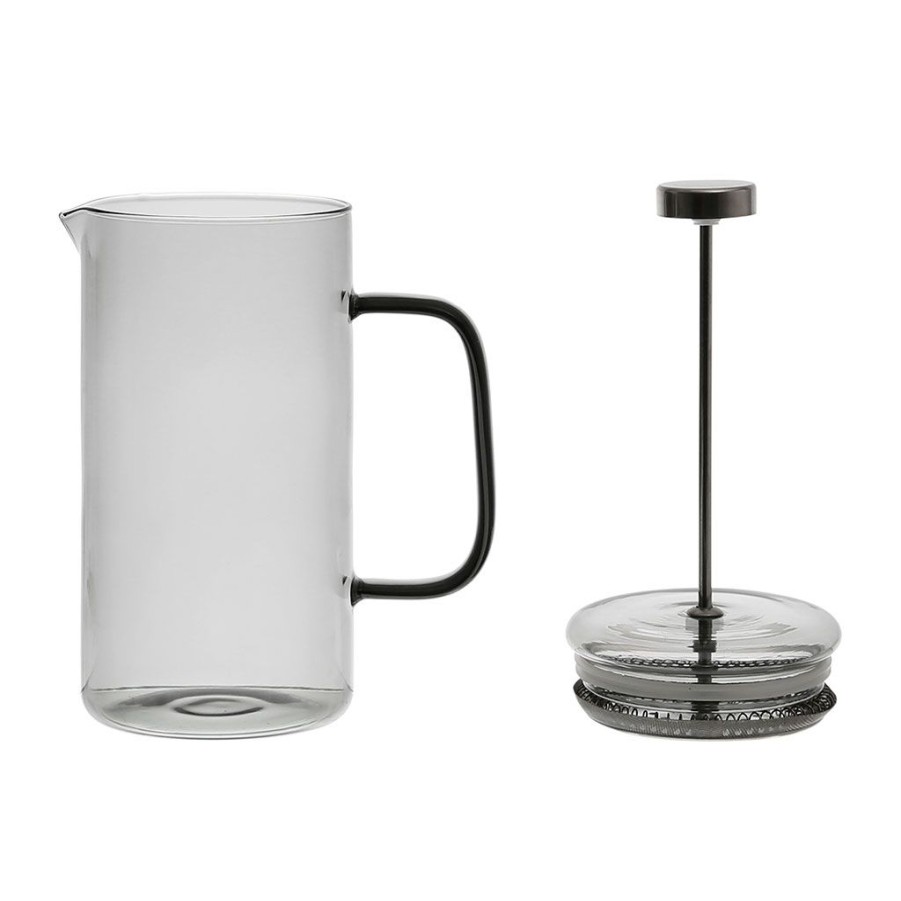 Arts De La Table Fabrique De Styles Theieres Et Cafetieres | Cafetiere A Piston Cafe Gris 75Cl En Verre